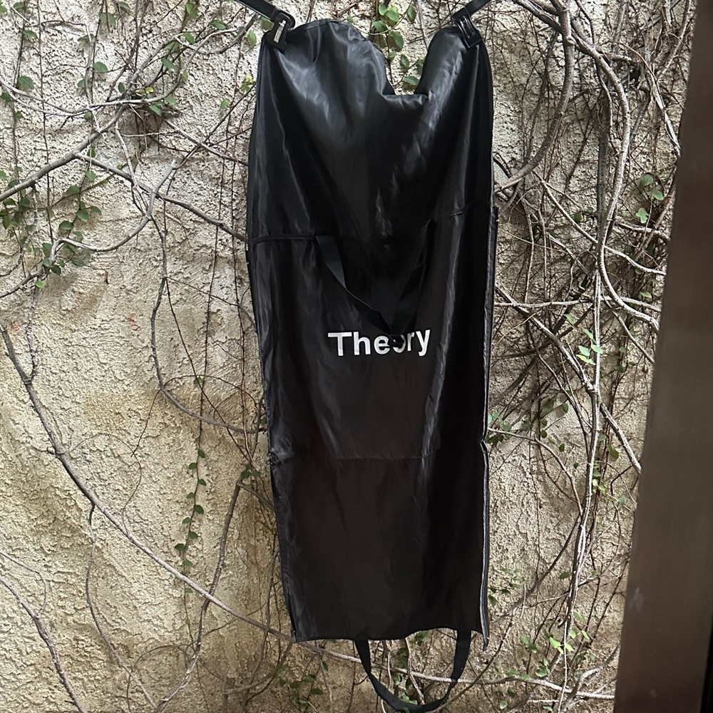 Theory Black Travel Garment Cover